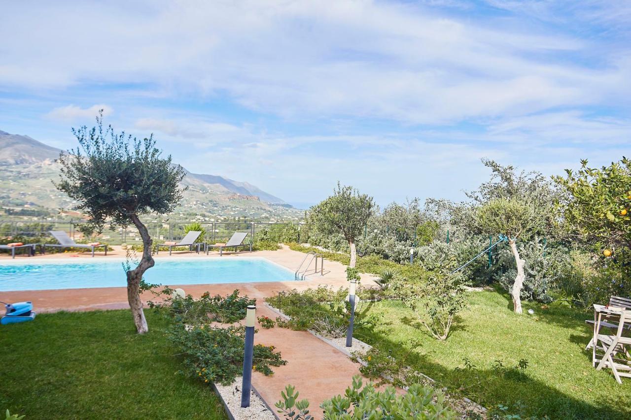 Villa Luxury Con Piscina Privata Vista Mare - Castellammare Del Golfo Bagian luar foto